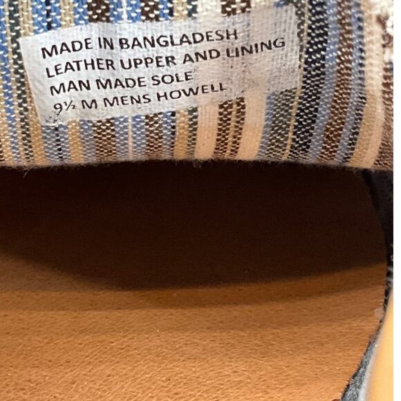 G.H. Bass Howell Black Brown Leather Tassel Slip On Driving Loafer Men 9M - Picture 10 of 11